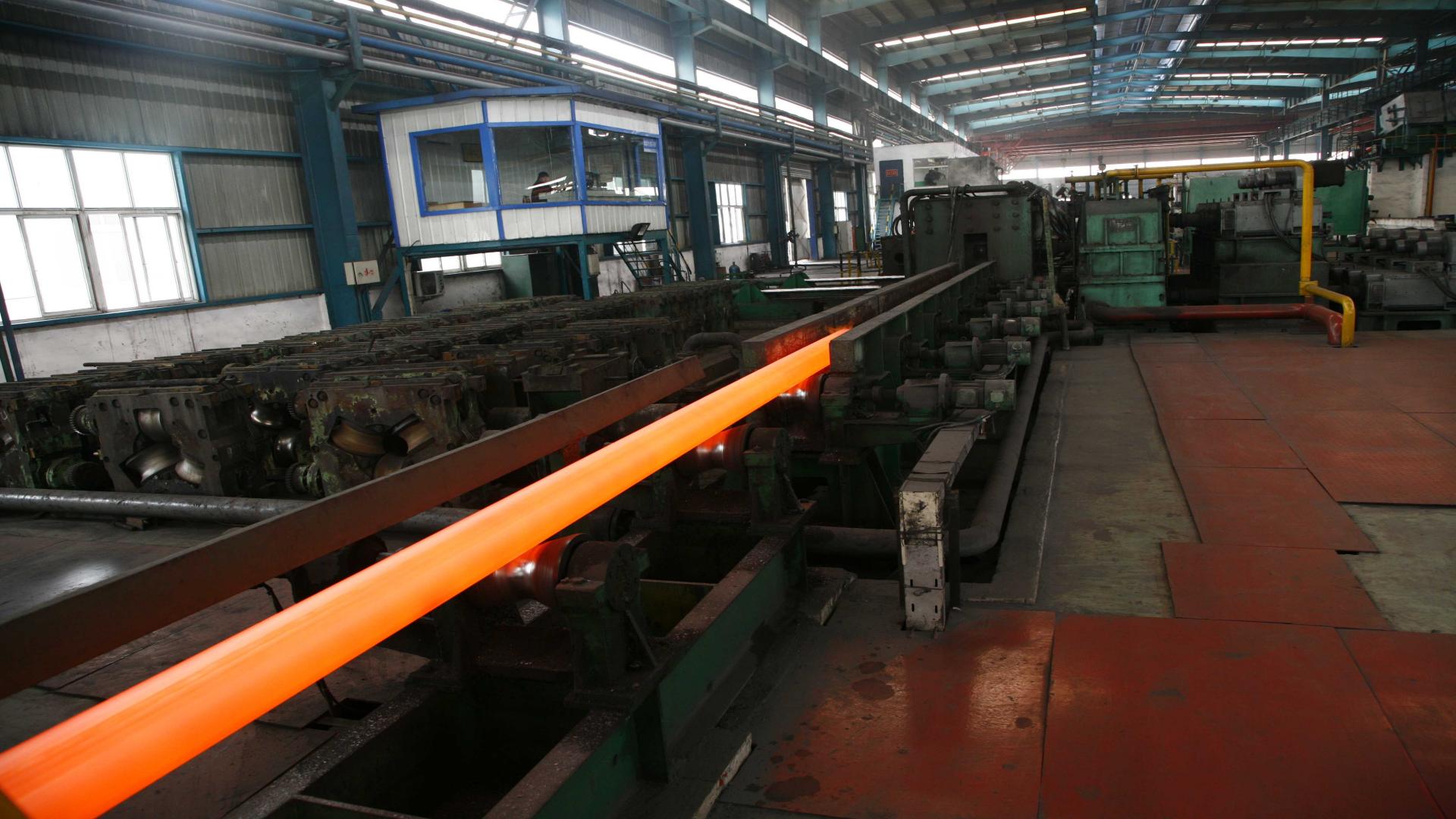 Seamless steel pipe production